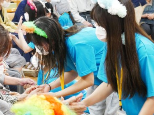 聖泉大学 学生地域連携交流委員会 デイサービス交流会