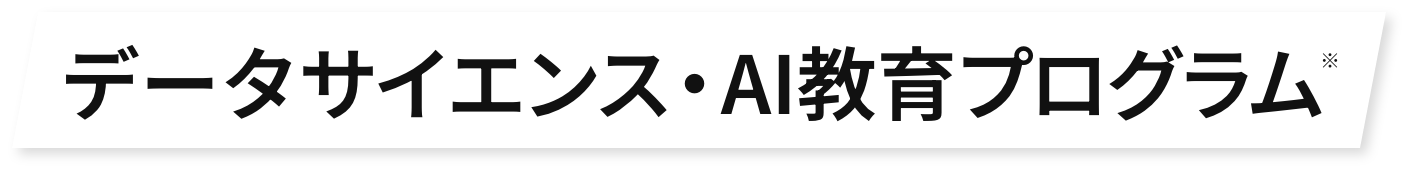 データサイエンス・AI教育プログラム※