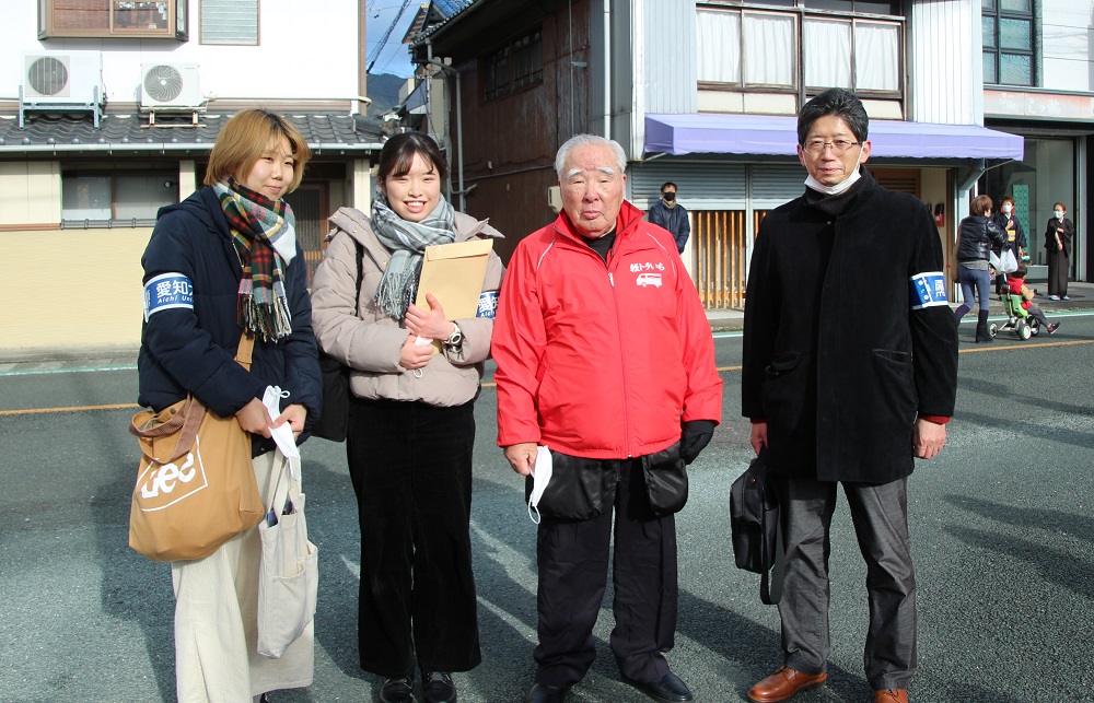 しんしろ軽トラ市 のんほいルロット 学生調査活動