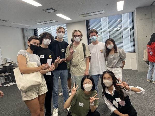 Welcome Party 終了後の一コマ①