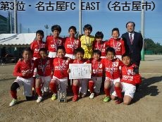 第3位・名古屋FC EAST(名古屋市)