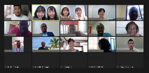 オンラインでのおもてなしtripの様子