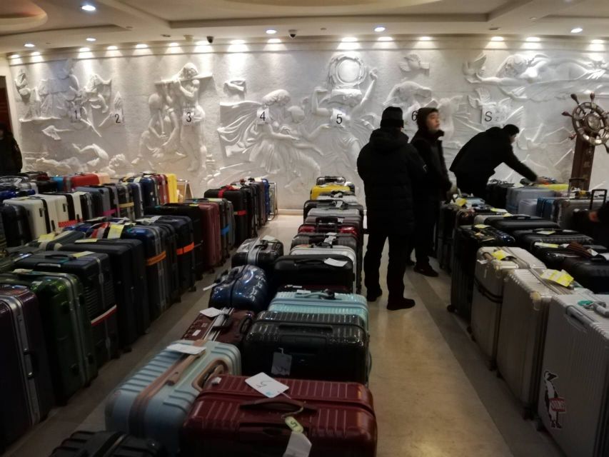 出発日早朝の様子