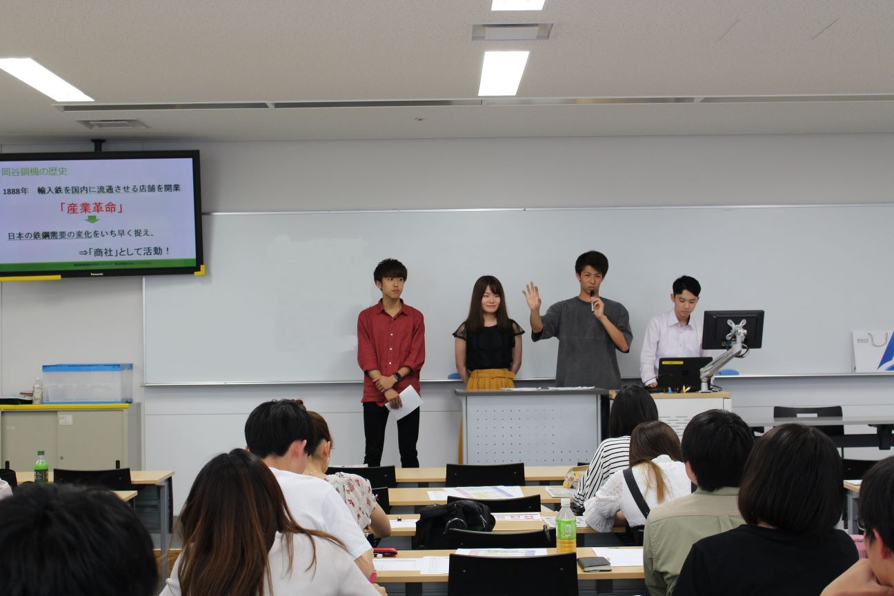 OBOG探訪記プレゼンテーション発表風景