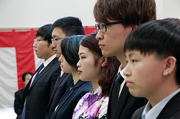 2016年度 日本語学科卒業式