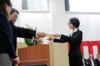 専門課程 卒業式