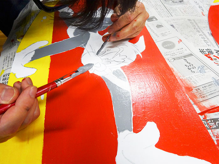 「トムとジェリー展」にイラストが展示されました