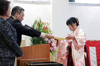 2016年度 日本語学科卒業式