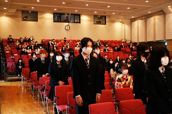 2020年度 高等課程及び専門課程合同卒業証書授与式を挙行いたしました