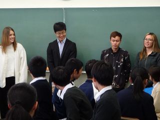 、高校生と留学生の交流授業001