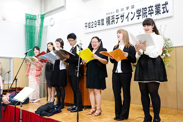 日本語学科 卒業証書授与式