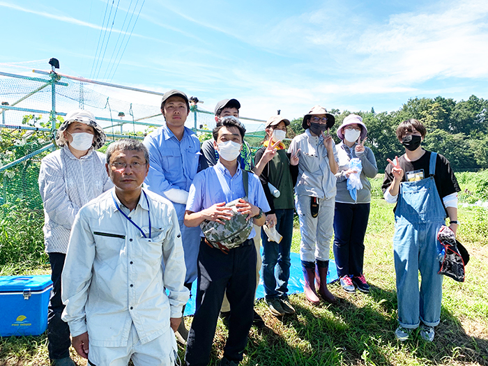 【株式会社ショーナン様】 「湘南メイヴ」ぶどうの収穫へ