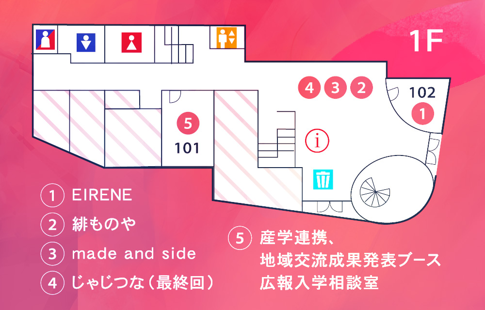 1Fフロアマップ