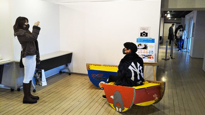 「トムとジェリー展」にイラストが展示されました