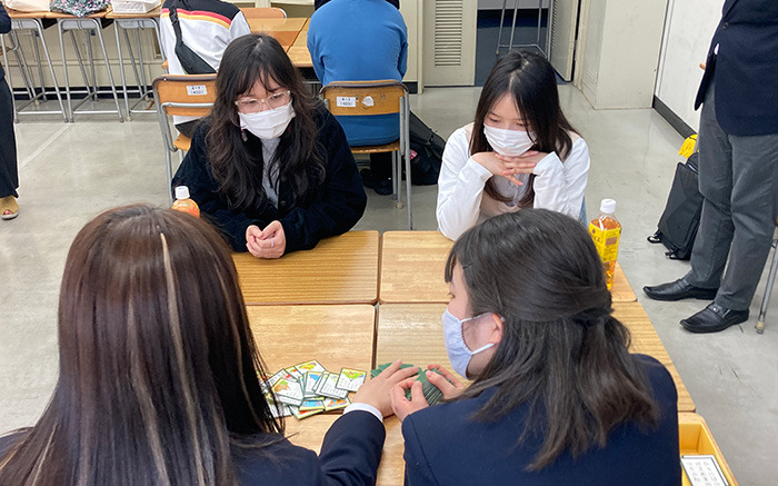 横浜市立みなと総合高等学校の交流会