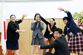 2017年度 日本語学科・総合日本語科の入学式を行いました