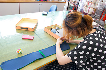 ファッション科 マント製作