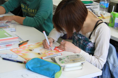 マンガ制作風景