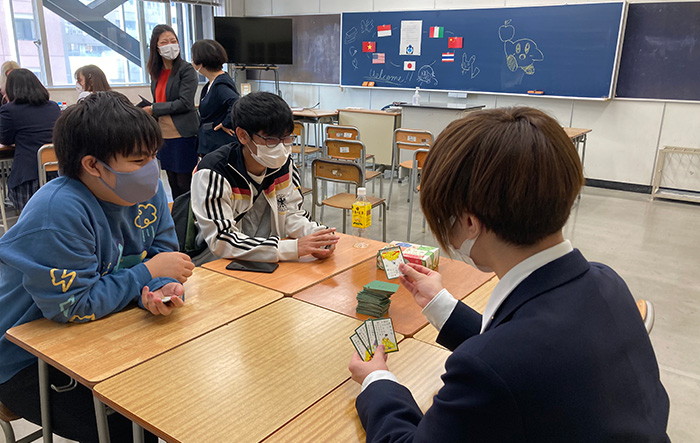 横浜市立みなと総合高等学校の交流会