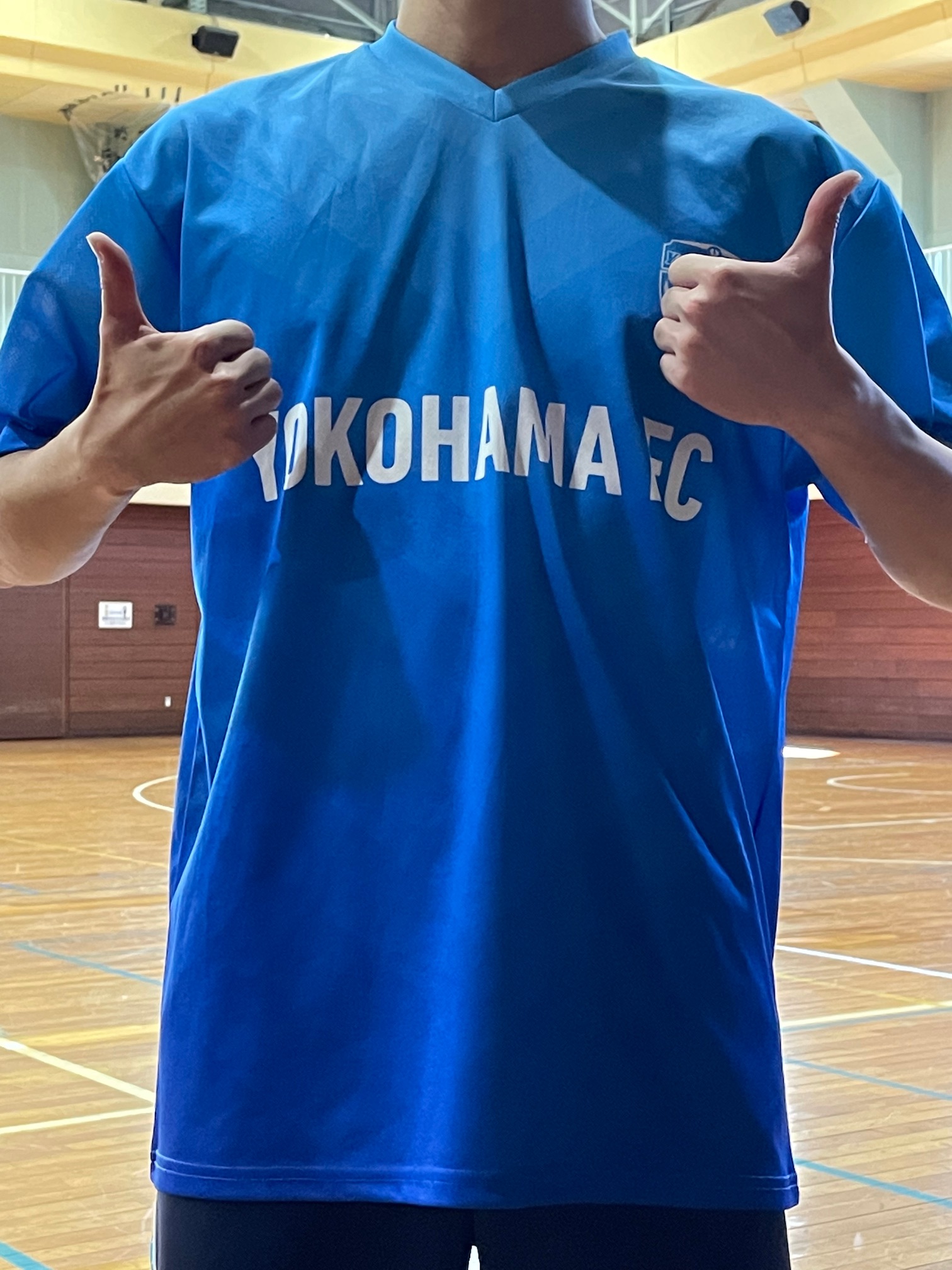 横浜FCからTシャツをいただきました！ - ブログ